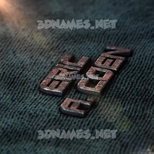 eric a. coen in Rusty Metal style - 3D name wallpaper