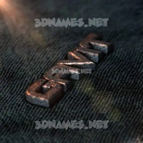 gavit in Rusty Metal style - 3D name wallpaper