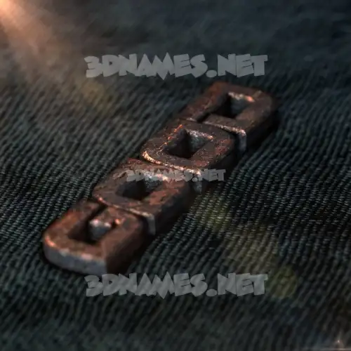 good in Rusty Metal style - 3D name wallpaper