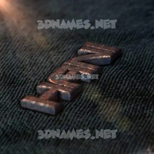 hani in Rusty Metal style - 3D name wallpaper