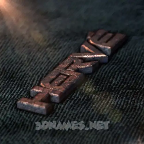 hervé in Rusty Metal style - 3D name wallpaper