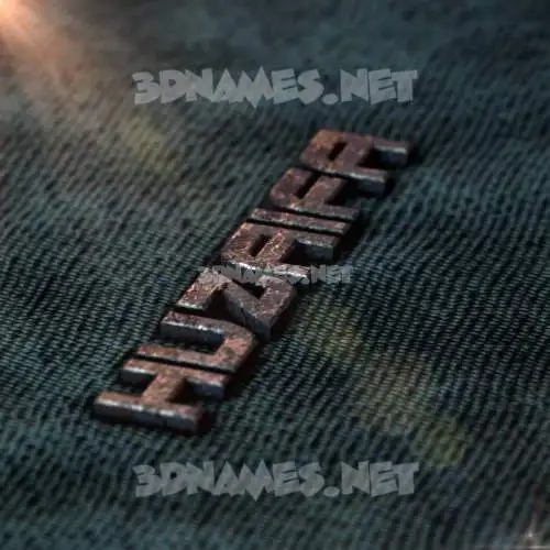 huzaifa in Rusty Metal style - 3D name wallpaper huzaifa in Rusty Metal style - 3D name wallpaper