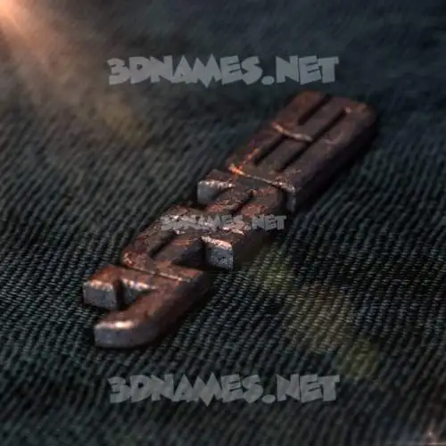 jayes in Rusty Metal style - 3D name wallpaper