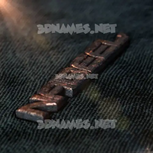nabeel in Rusty Metal style - 3D name wallpaper