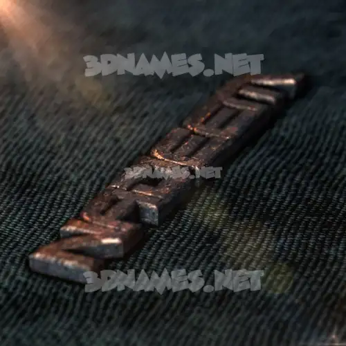 nadeem in Rusty Metal style - 3D name wallpaper