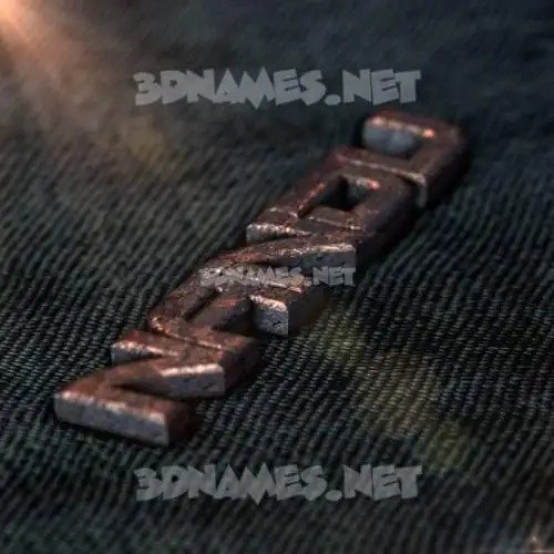 nandu in Rusty Metal style - 3D name wallpaper