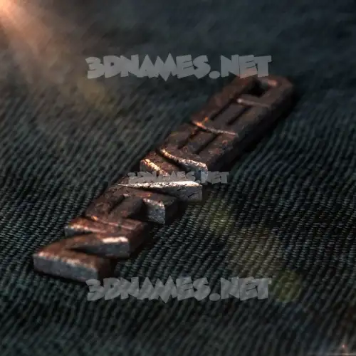 naveed in Rusty Metal style - 3D name wallpaper