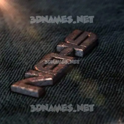 nehs in Rusty Metal style - 3D name wallpaper