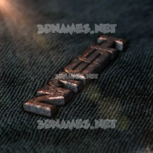 nitesh in Rusty Metal style - 3D name wallpaper