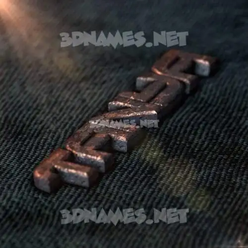 tanya in Rusty Metal style - 3D name wallpaper