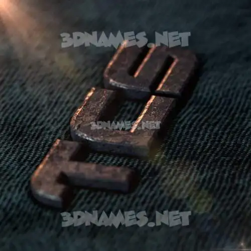 tcs in Rusty Metal style - 3D name wallpaper