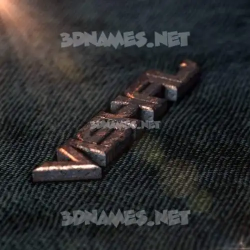 vishal in Rusty Metal style - 3D name wallpaper