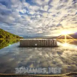 bhupendra in Morning Sunrise style - 3D name wallpaper