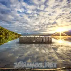carpenter in Morning Sunrise style - 3D name wallpaper