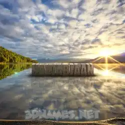 nawabjaan in Morning Sunrise style - 3D name wallpaper