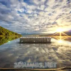 pushpanjaly in Morning Sunrise style - 3D name wallpaper