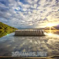 shahnawaz in Morning Sunrise style - 3D name wallpaper