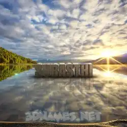 surasthi in Morning Sunrise style - 3D name wallpaper