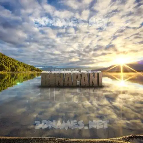 binapani in Morning Sunrise style - 3D name wallpaper binapani in Morning Sunrise style - 3D name wallpaper