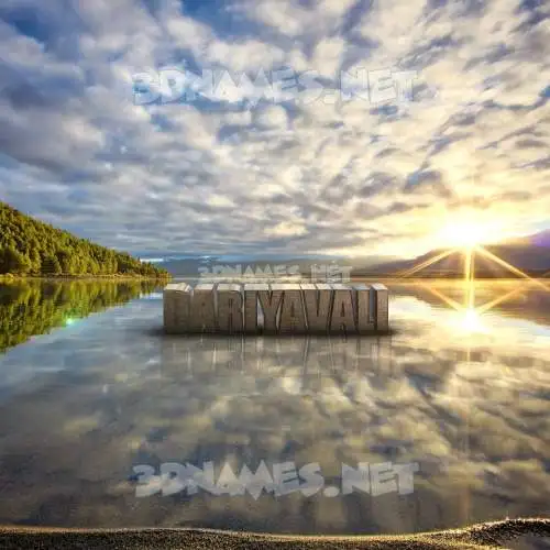 dariyavali in Morning Sunrise style - 3D name wallpaper dariyavali in Morning Sunrise style - 3D name wallpaper