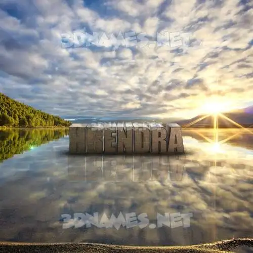 hrendra in Morning Sunrise style - 3D name wallpaper hrendra in Morning Sunrise style - 3D name wallpaper