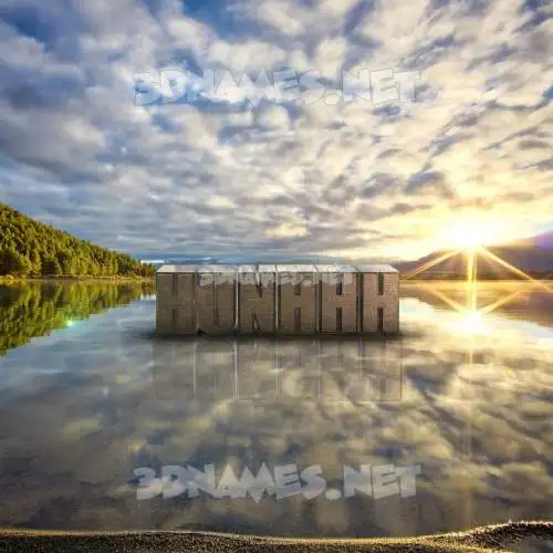 hunhhh in Morning Sunrise style - 3D name wallpaper hunhhh in Morning Sunrise style - 3D name wallpaper