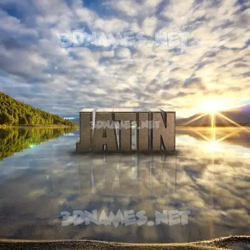 jatin in Morning Sunrise style - 3D name wallpaper jatin in Morning Sunrise style - 3D name wallpaper