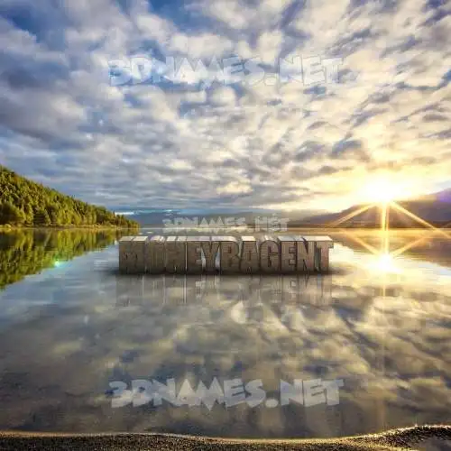 moneybagent in Morning Sunrise style - 3D name wallpaper moneybagent in Morning Sunrise style - 3D name wallpaper