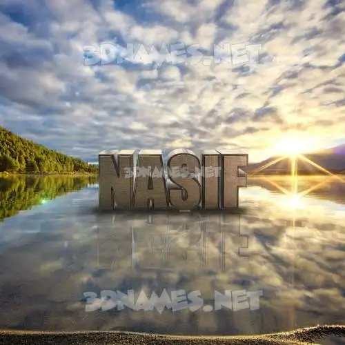 nasif in Morning Sunrise style - 3D name wallpaper nasif in Morning Sunrise style - 3D name wallpaper