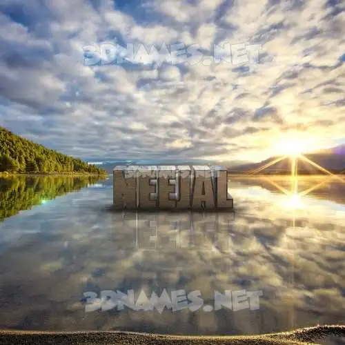 neejal in Morning Sunrise style - 3D name wallpaper neejal in Morning Sunrise style - 3D name wallpaper