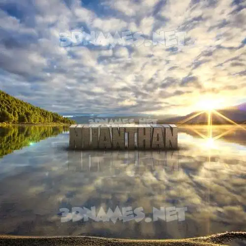 nijanthan in Morning Sunrise style - 3D name wallpaper nijanthan in Morning Sunrise style - 3D name wallpaper