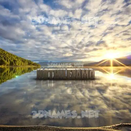 nothilezamo in Morning Sunrise style - 3D name wallpaper nothilezamo in Morning Sunrise style - 3D name wallpaper