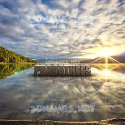 pragathees in Morning Sunrise style - 3D name wallpaper pragathees in Morning Sunrise style - 3D name wallpaper