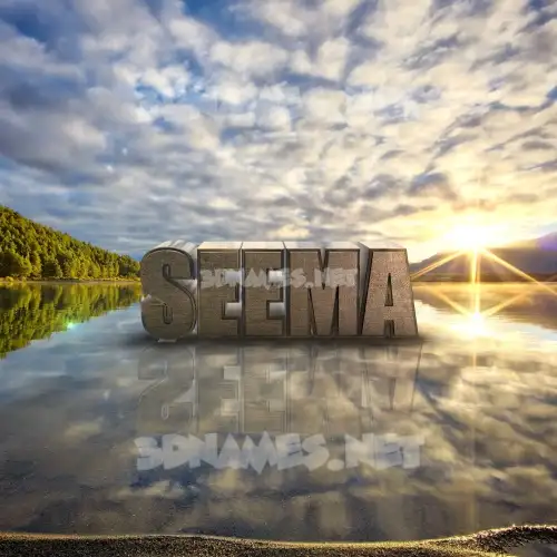 seema in Morning Sunrise style - 3D name wallpaper seema in Morning Sunrise style - 3D name wallpaper