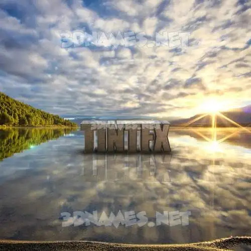 tintfx in Morning Sunrise style - 3D name wallpaper tintfx in Morning Sunrise style - 3D name wallpaper