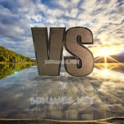 vs in Morning Sunrise style - 3D name wallpaper vs in Morning Sunrise style - 3D name wallpaper