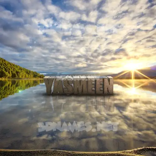 yasmeen in Morning Sunrise style - 3D name wallpaper yasmeen in Morning Sunrise style - 3D name wallpaper