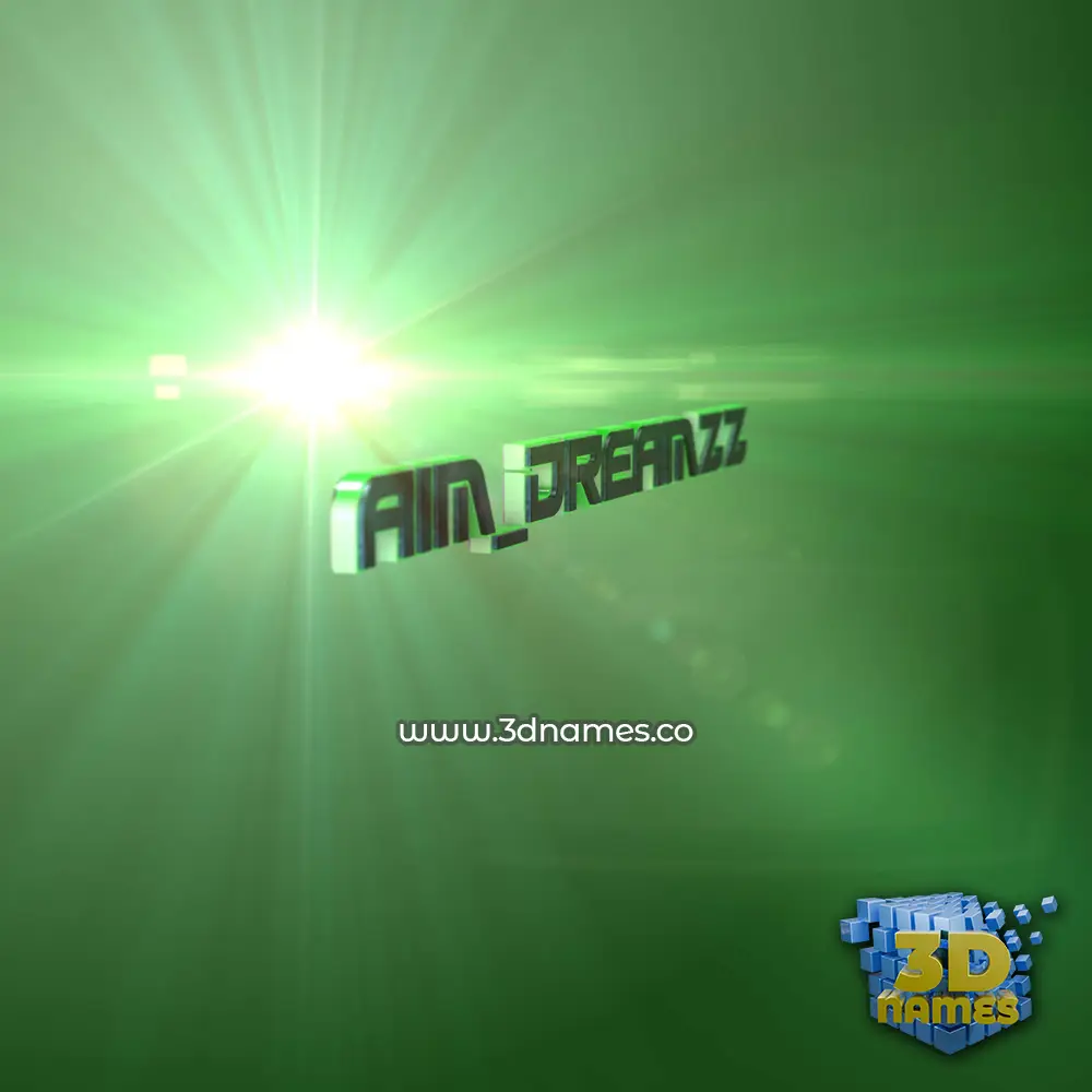 aim dreamzz in Green Light style - 3D name wallpaper aim dreamzz in Green Light style - 3D name wallpaper