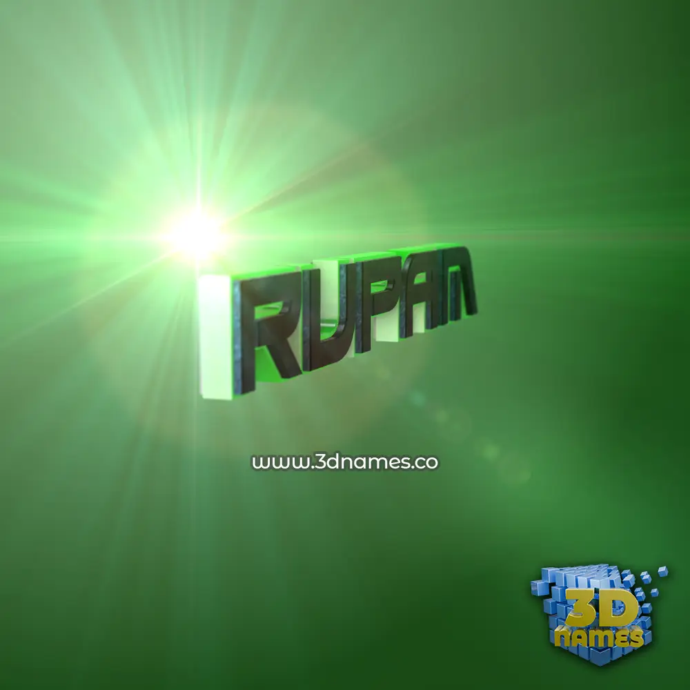 rupam in Green Light style - 3D name wallpaper rupam in Green Light style - 3D name wallpaper