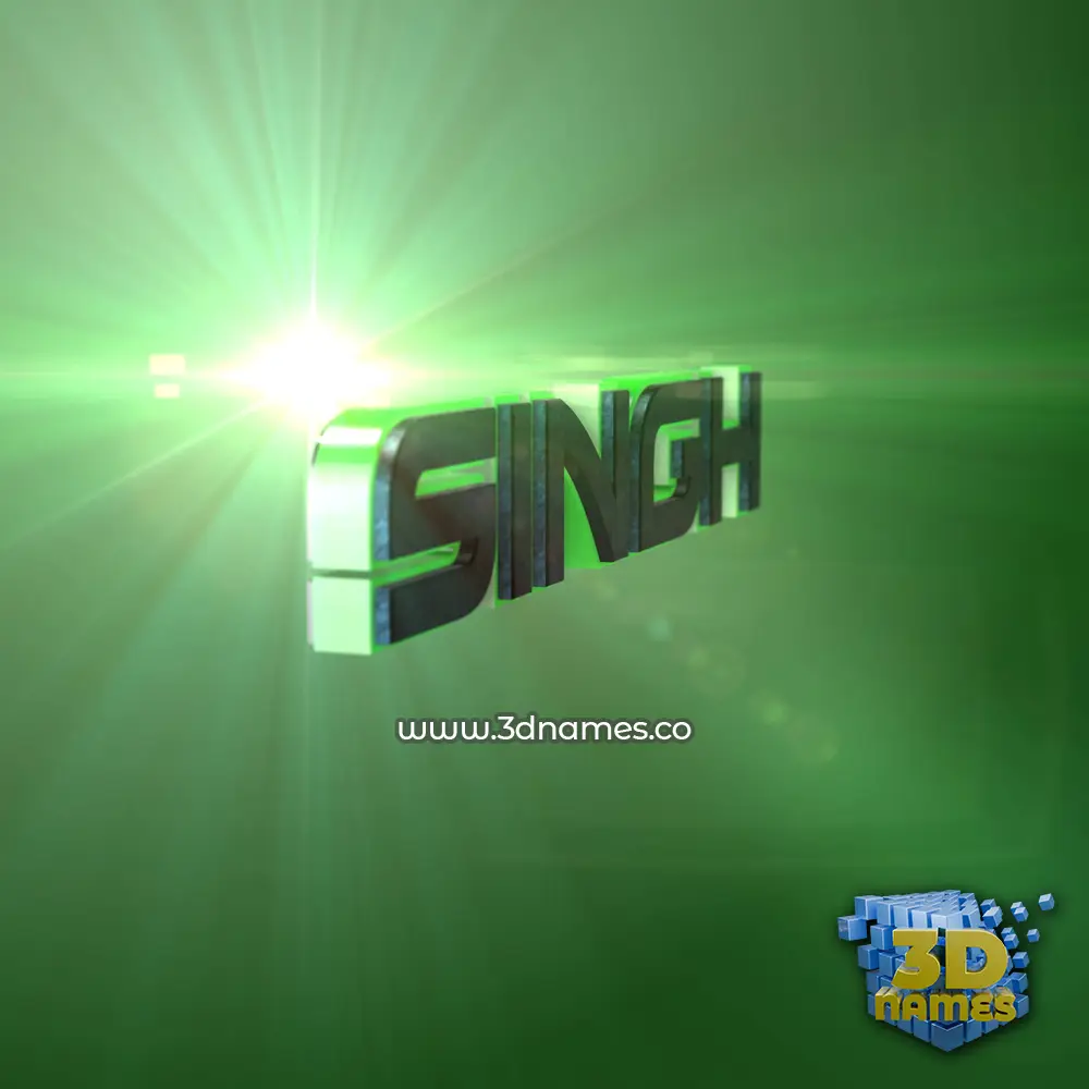 singh in Green Light style - 3D name wallpaper singh in Green Light style - 3D name wallpaper