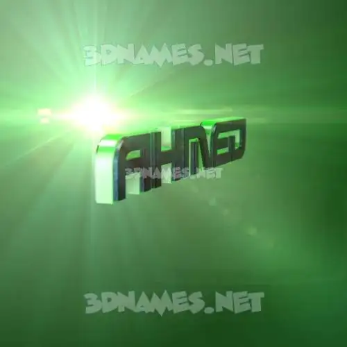 ahmed in Green Light style - 3D name wallpaper ahmed in Green Light style - 3D name wallpaper
