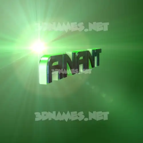 anant in Green Light style - 3D name wallpaper anant in Green Light style - 3D name wallpaper
