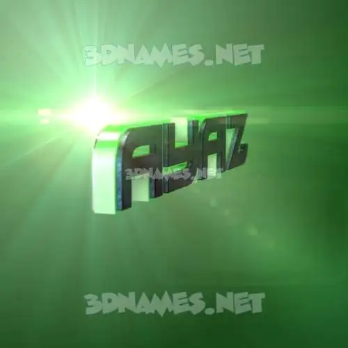 ayaz in Green Light style - 3D name wallpaper ayaz in Green Light style - 3D name wallpaper