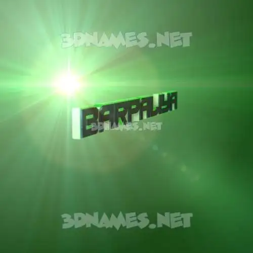 barpaliya in Green Light style - 3D name wallpaper barpaliya in Green Light style - 3D name wallpaper