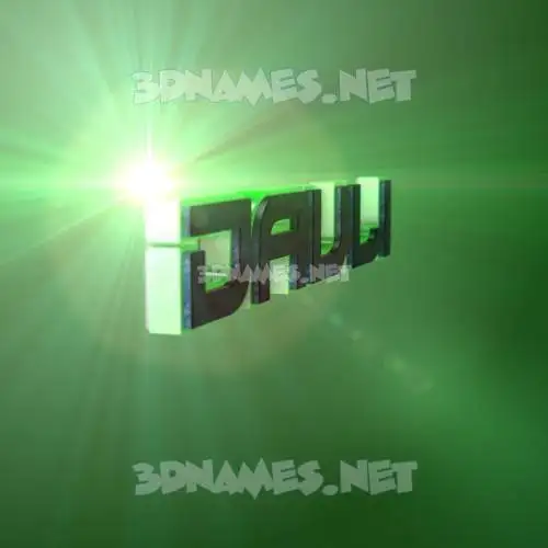 dauli in Green Light style - 3D name wallpaper dauli in Green Light style - 3D name wallpaper
