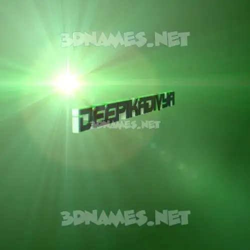 deepikadivya in Green Light style - 3D name wallpaper deepikadivya in Green Light style - 3D name wallpaper