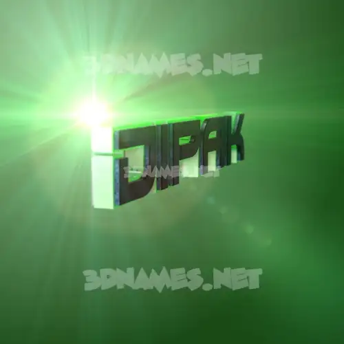 dipak in Green Light style - 3D name wallpaper dipak in Green Light style - 3D name wallpaper