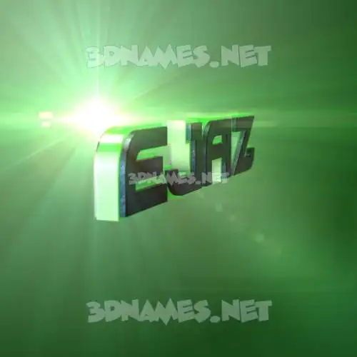 ejaz in Green Light style - 3D name wallpaper ejaz in Green Light style - 3D name wallpaper