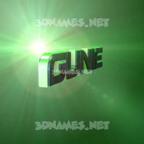 gunie in Green Light style - 3D name wallpaper gunie in Green Light style - 3D name wallpaper