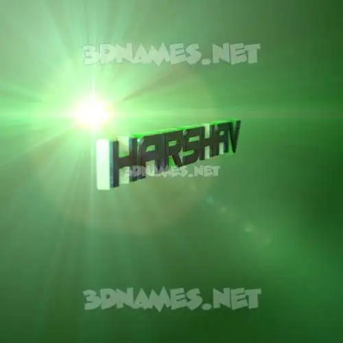 harshav in Green Light style - 3D name wallpaper harshav in Green Light style - 3D name wallpaper